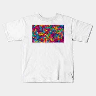 Vibrant Labyrinth 16:9 Kids T-Shirt